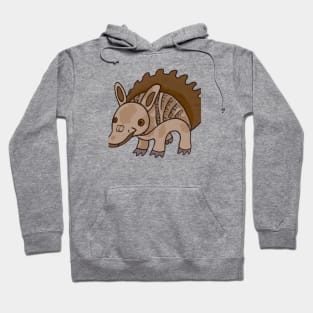 Cute Armadillo Drawing Hoodie